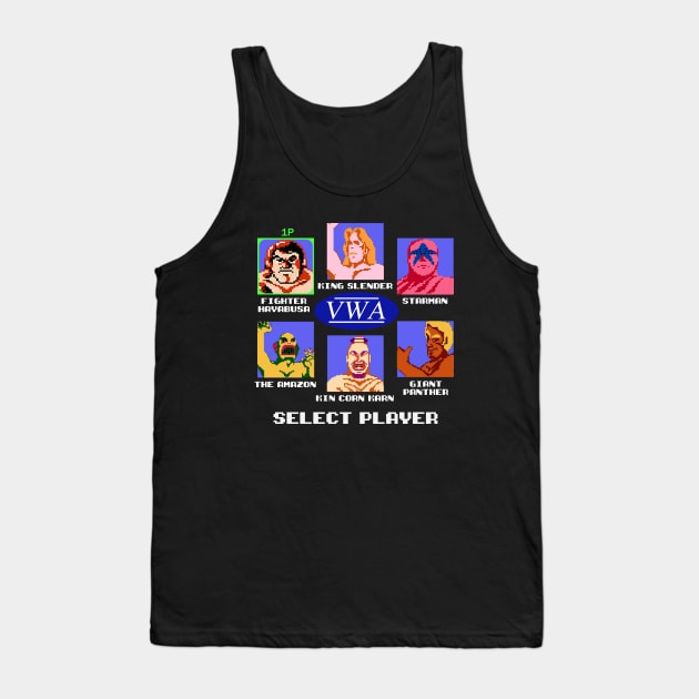 Pro Wrestling NES Tank Top by JasonVoortees